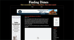 Desktop Screenshot of findingdimes.org