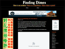 Tablet Screenshot of findingdimes.org